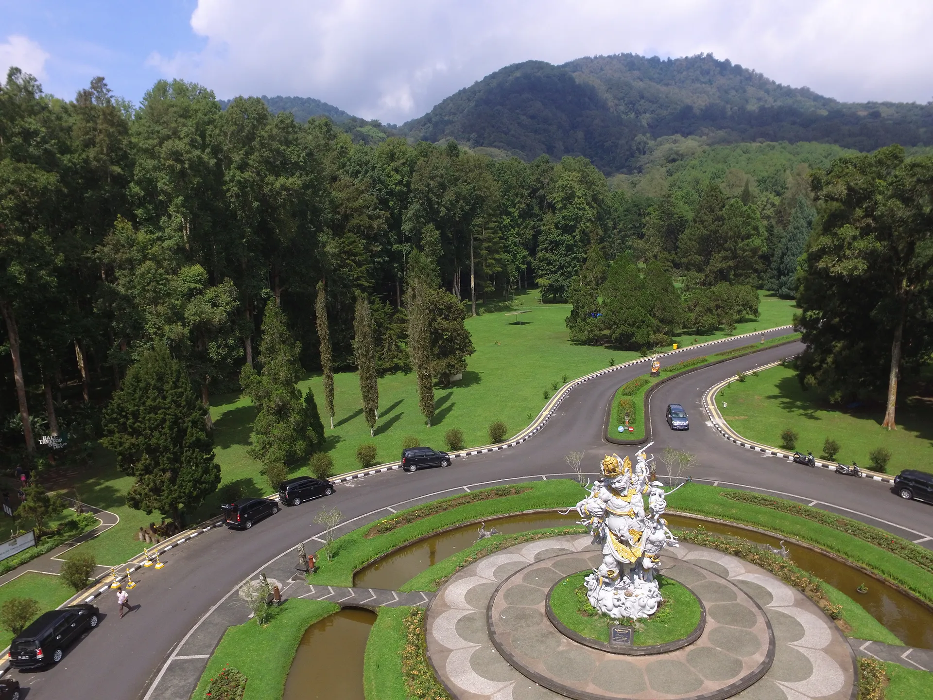 True Blue Bali Trip Bedugul Botanical Garden view from top
