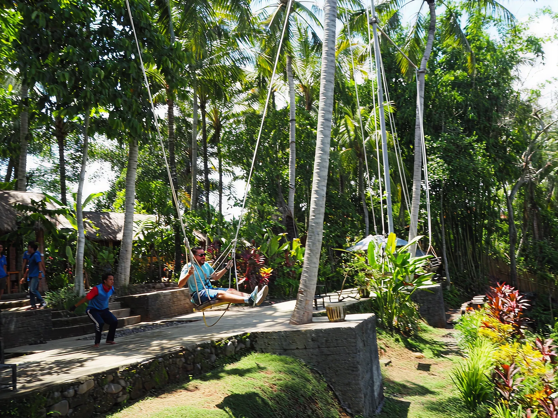 True Blue Bali Trip Celuk jungle swing and coffee