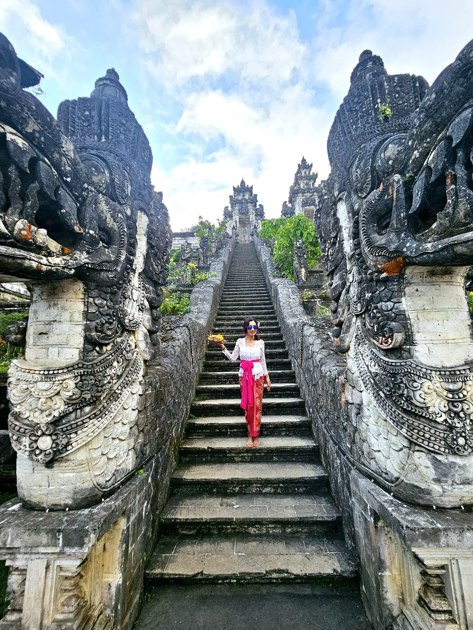 True Blue Bali Trip full day private east Bali cultural nature tour Lempuyang Temple view