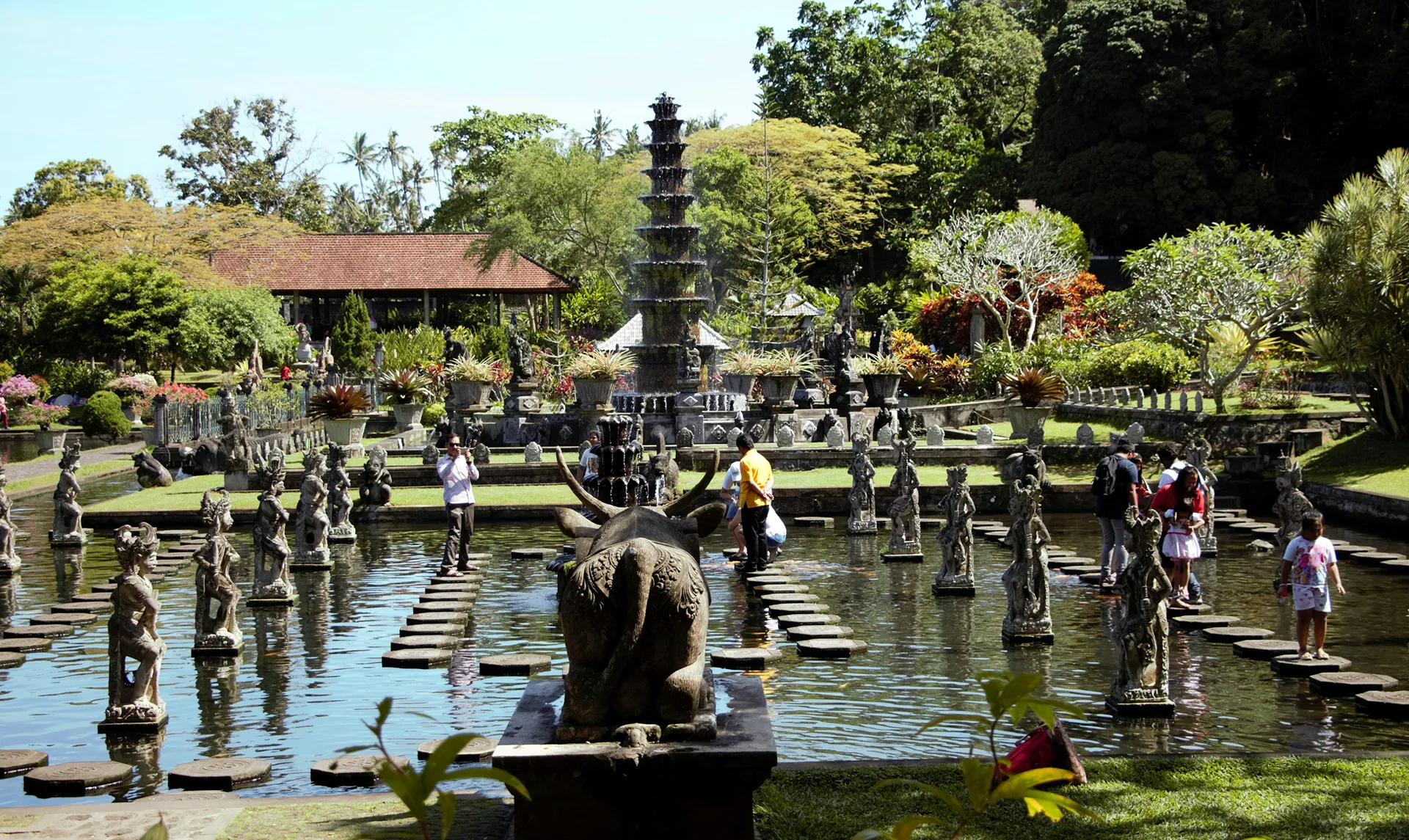 True Blue Bali Trip full day private east Bali cultural nature tour Tirta Gangga Karangasem