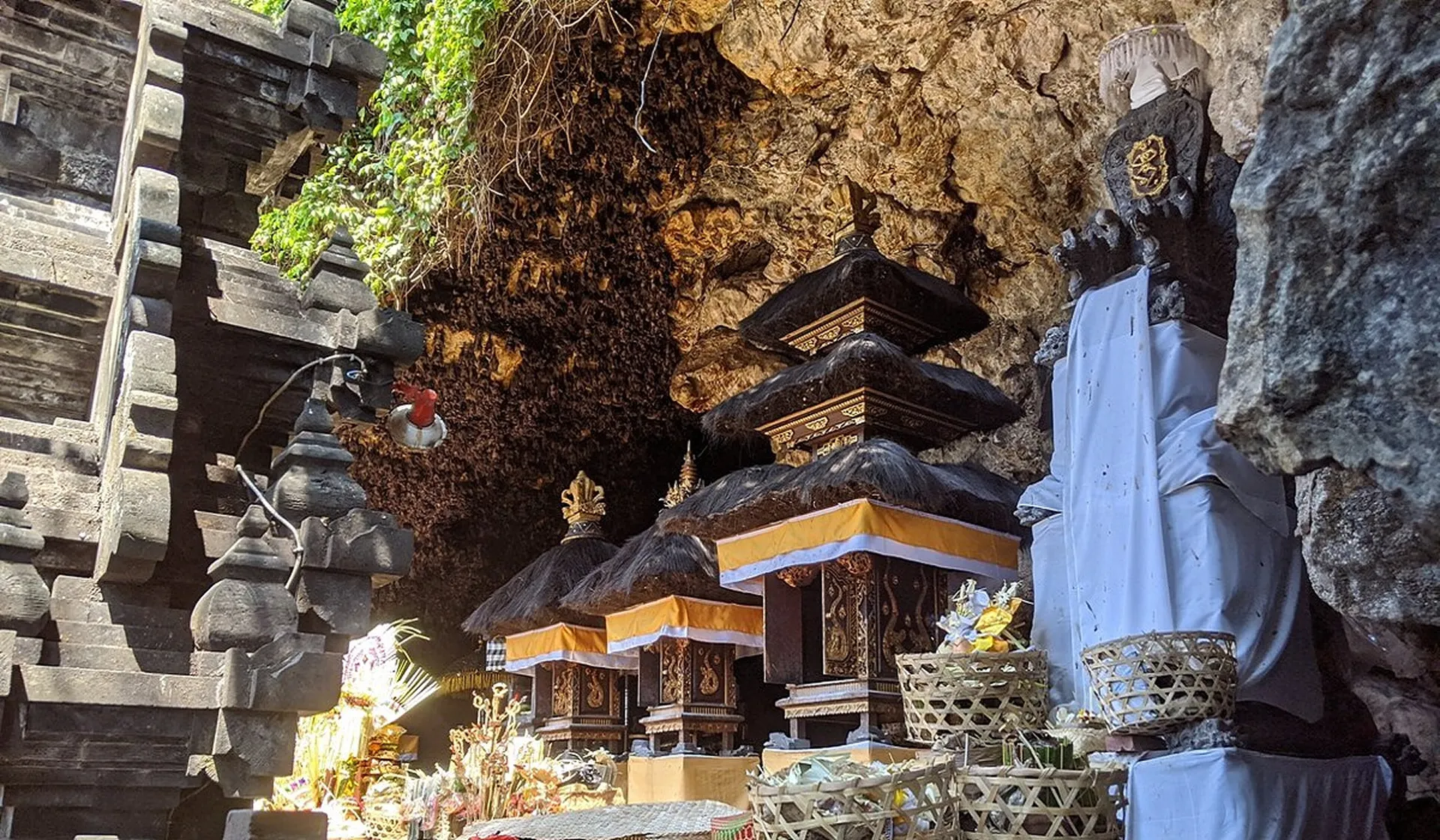 True Blue Bali Trip full day private east Bali cultural nature tour Goa Lawah