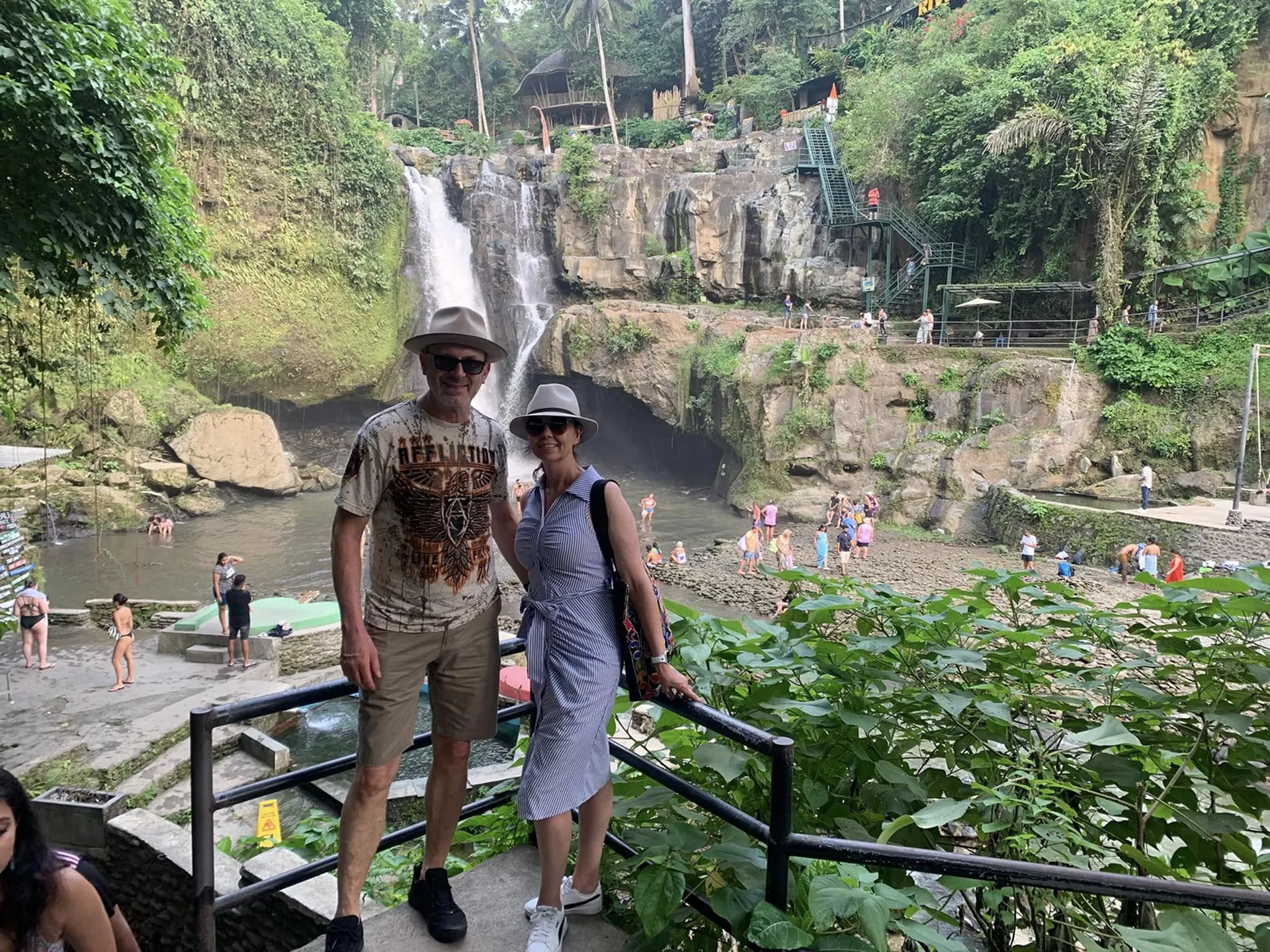 True Blue Bali Trip full day private north Ubud spiritual nature tour Tegenungan Waterfall