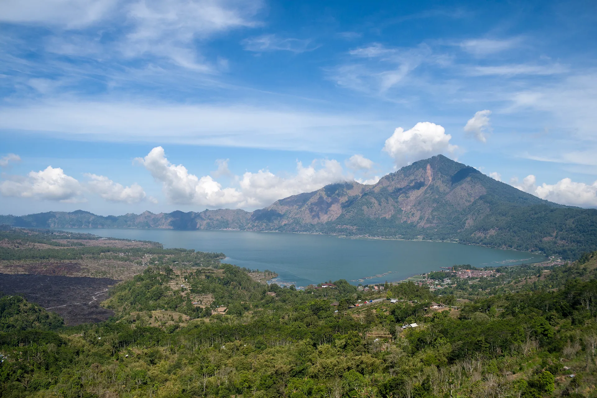 True Blue Bali Trip Batur mountain and lake view from top