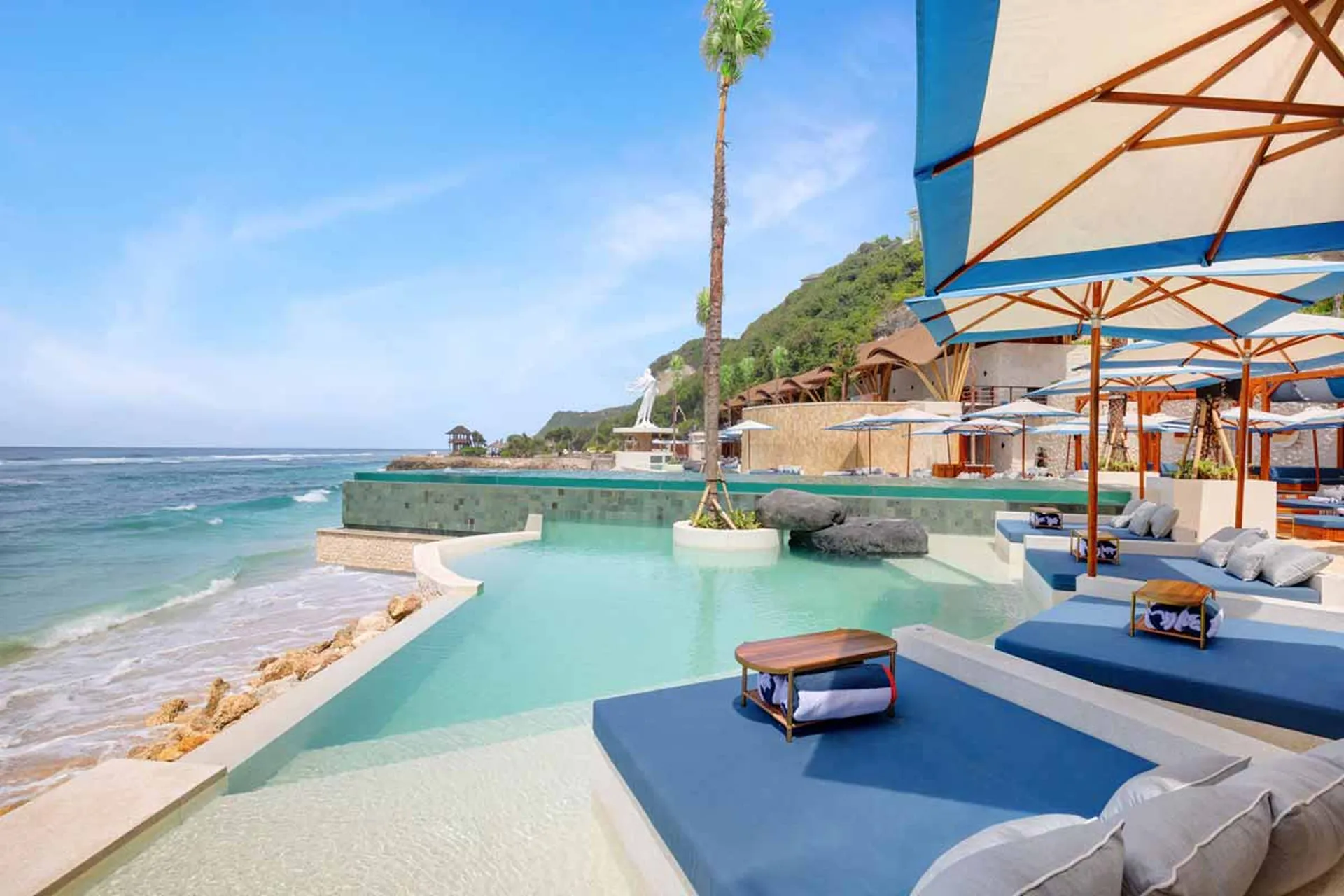 True Blue Bali Trip Melasti Beach day beach club